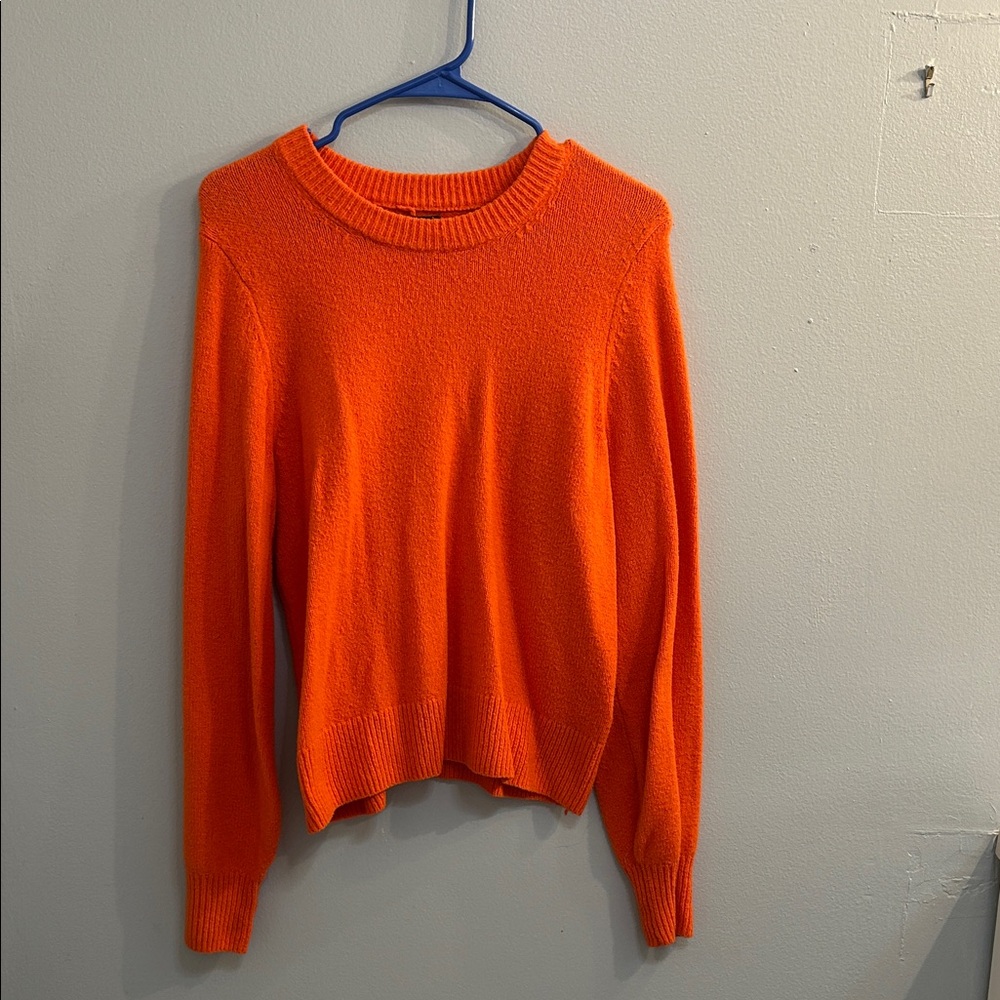 GAP Vibrant Orange Crew Neck Sweater